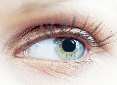 Инфракрасные контактные линзы для зеленых глаз